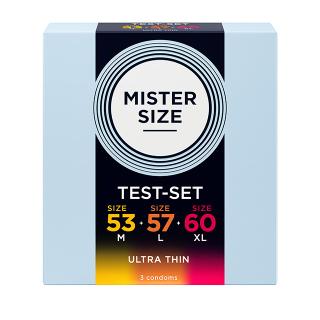 Mister Size proefpakket condooms Medium (53-57-60) &mdash; 3 stuks