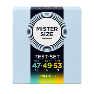 Mister Size proefpakket condooms Small (47-49-53) &mdash; 3 stuks