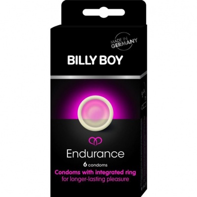 BILLY BOY Endurance met Ring Condooms (6 stuks)
