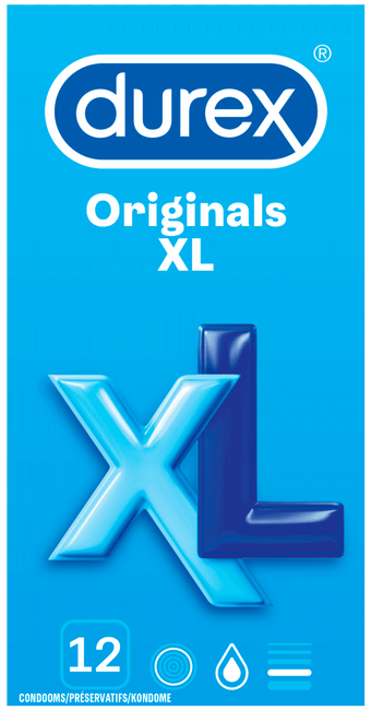 Durex Originals XXL condooms