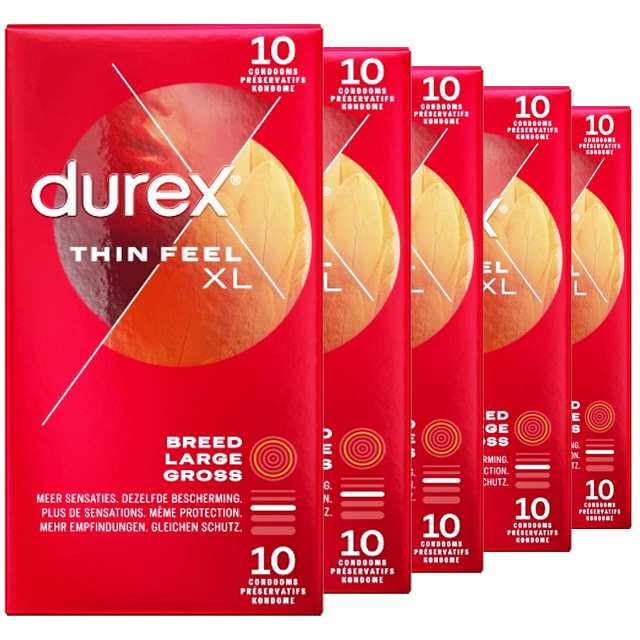 Durex Thin Feel XL Condooms 60mm afbeelding