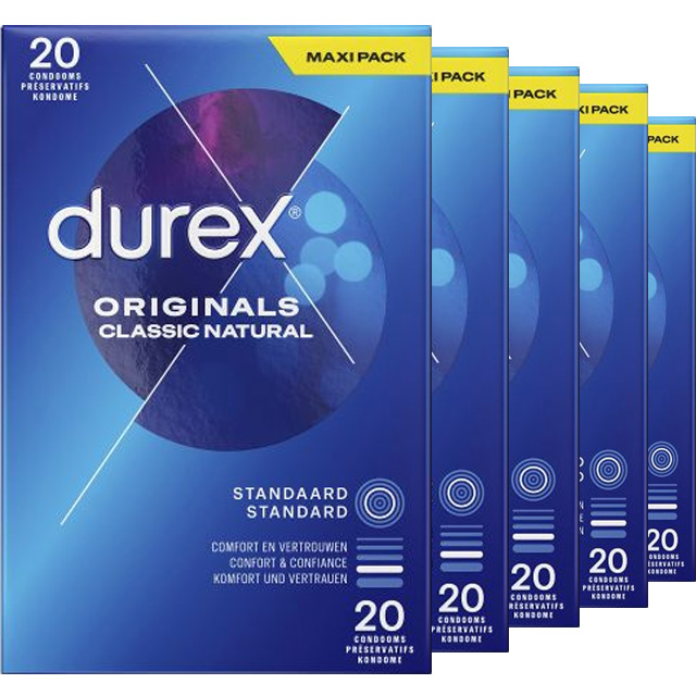 Durex Originals Classic Natural condooms Maxi Pack afbeelding