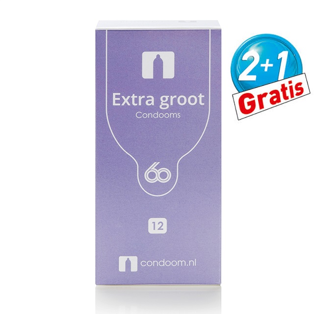 Condoom.nl Extra Groot Condooms 60mm
