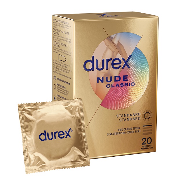 Durex Nude Classic Condooms (latex)