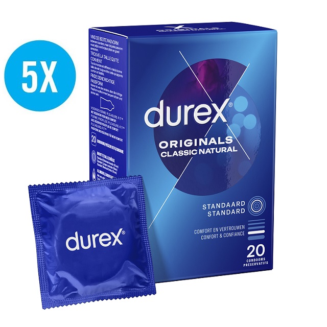 Durex Originals Classic Natural condooms Maxi Pack