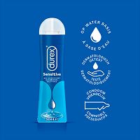 Durex Play Sensitive 50ml is glijmiddel op waterbasis geschikt voor orale seks en goed te gebruiken in combinatie met condooms 