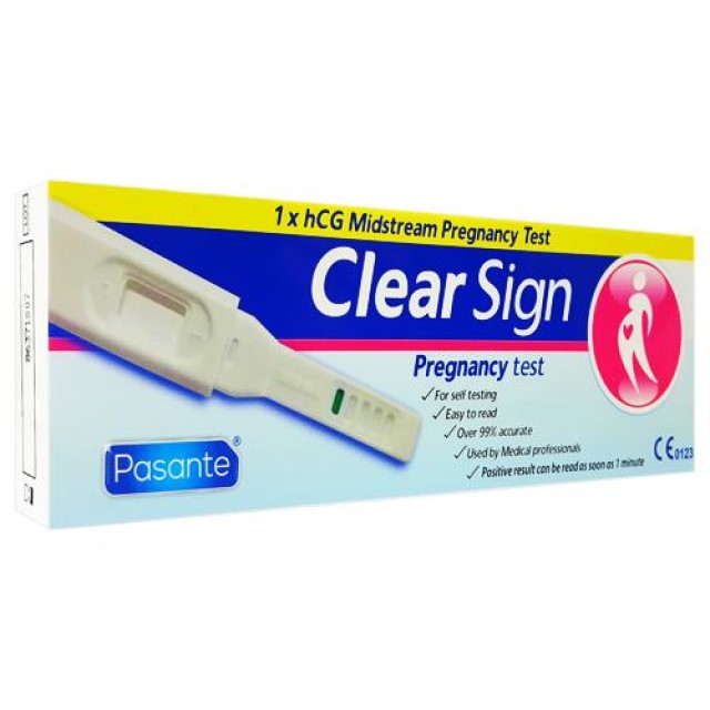 Clear Sign Pregnancy Test